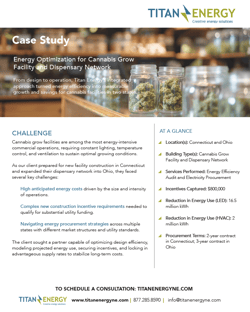 Cannabis Case Study Screenshot